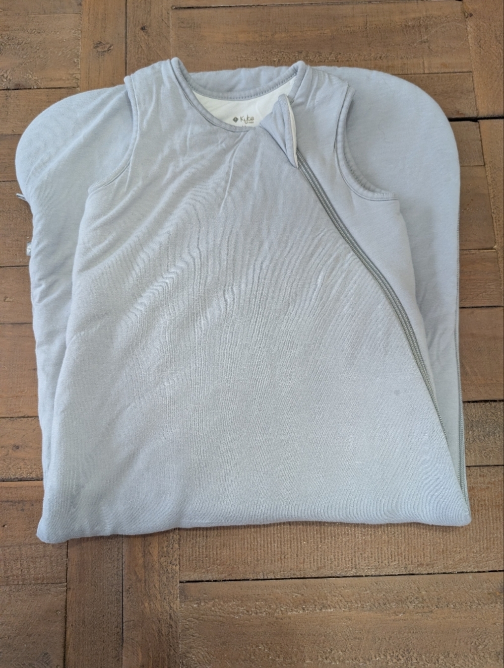 Kyte baby, 2.5 TOG, Medium, Light Gray Soft Zip-Up Sleep sac
